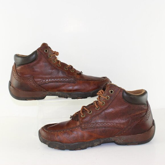 Twisted X Western Leather Workboot Mens (US 8.5/EU 42) - Picture 4 of 9